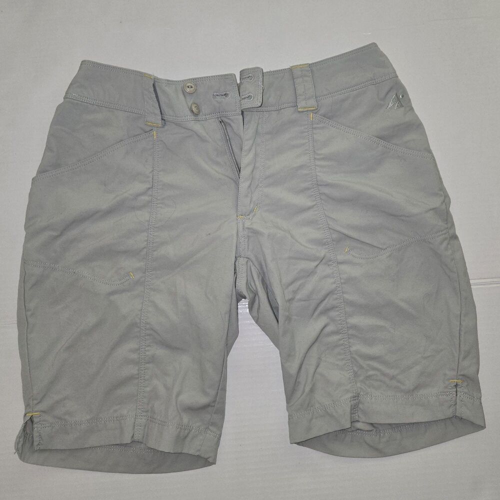 Eastern Mountain Sports Women's Gray Hiking Shorts Size 2 Outdoor